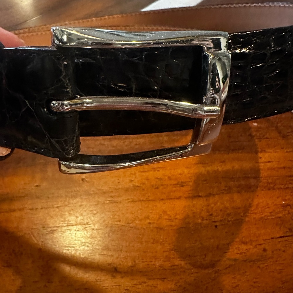 Mark Dingman Crocodile black belt 38